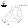 Porte-manteau mural blanc pour rangement de placard, dimensions 5,12 pouces de large et 13,39 pouces de long