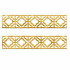 Gold decorative edge and corner trim for acrylic mirror wall stickers