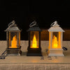 Vintage LED Glowing Lantern for Dollhouse & Night Light Decor