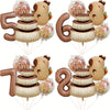 Capybara Cartoon Foil Balloon Set for Birthday Parties