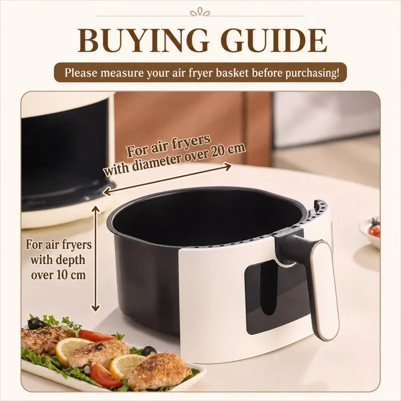A black vertical skewer rack for an air fryer shown next to food ingredients.