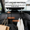 Suede Car Headrest Hooks for Bags and Groceries