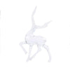 Clear glass elegant bride and groom cake topper for weddings and anniversaries