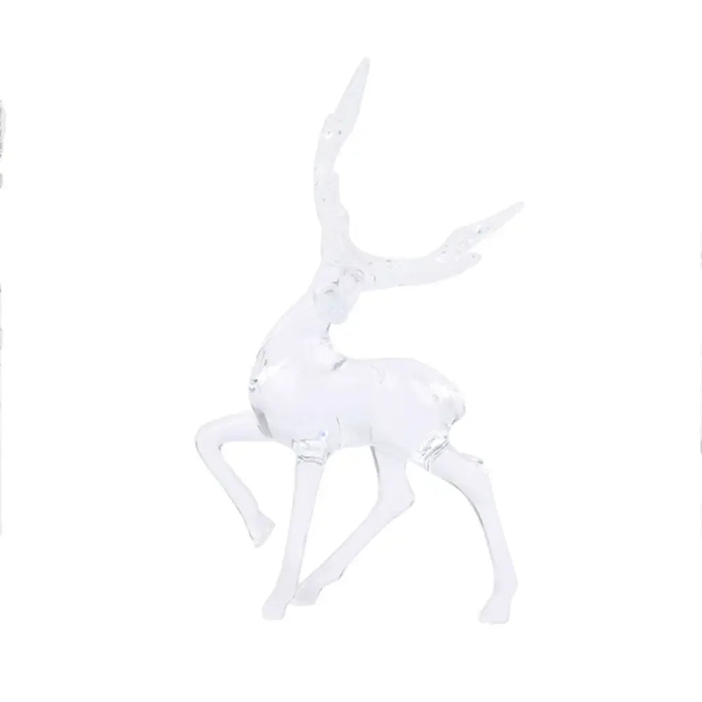 Clear glass elegant bride and groom cake topper for weddings and anniversaries