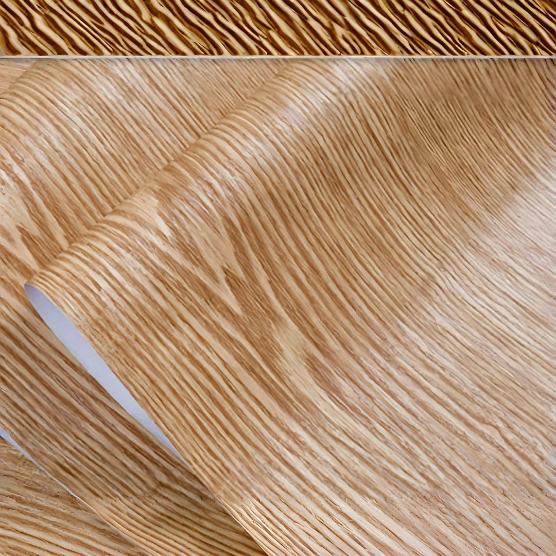 Roll of self-adhesive PVC wallpaper film featuring a natural wood grain texture.