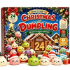 Christmas Squishy Advent Calendar featuring 24 days of festive surprises and dumplings figurines