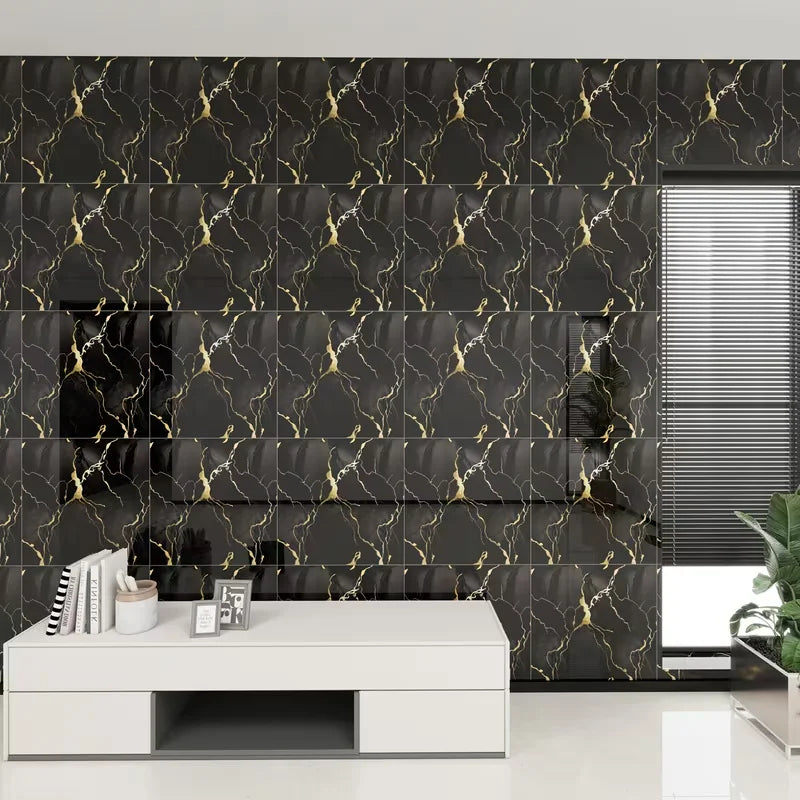 Peel-and-Stick Marble Wall Sticker for Home Decor