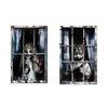 Scary Halloween Window Cover Set with Blood-Themed Design