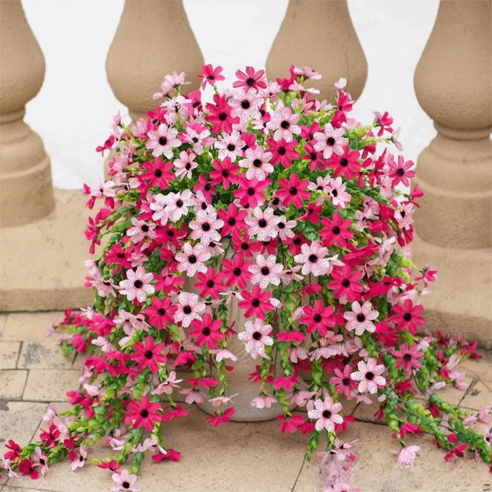 Multicolor Violet Artificial Flower Vine for Home Decor