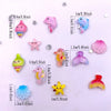 Ocean-Themed Resin Charms for Jewelry and Craft Projects