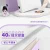 White desk organizer featuring a large capacity typing surface for trading cards and photos