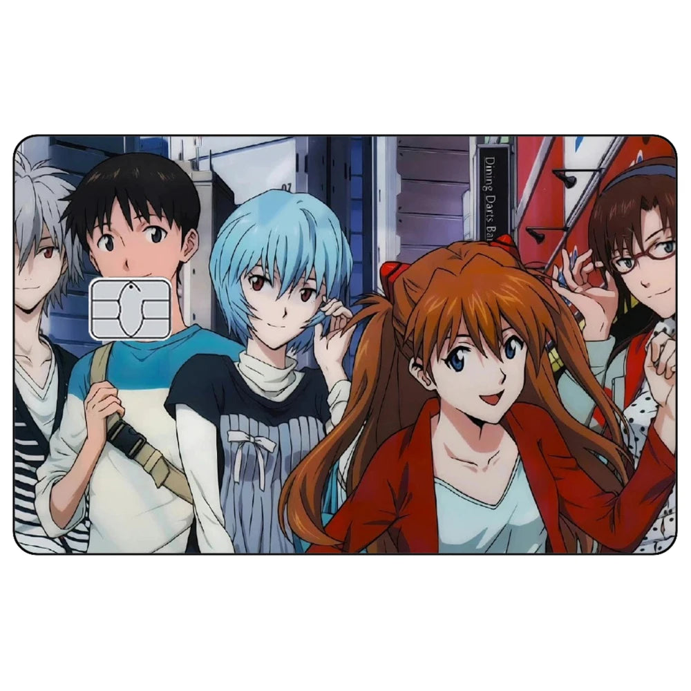 Matte Anime Card Skin Sticker for Credit and Debit Cards