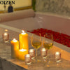 Golden Glass Tealight Candle Holder for Weddings & Home Decor