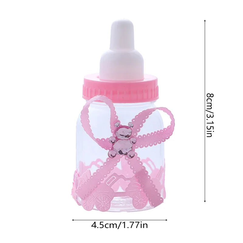 Baby Bottle Candy Favor Boxes for Baby Showers and Gender Reveals