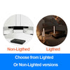 3-Way LED Makeup and Haircut Mirror with 360° Rotation and Door Hook