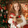 Festive Mini Santa Hat & Scarf Wine Bottle Topper Set
