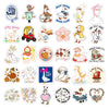 A collection of funny goose cartoon vinyl decals featuring various goose characters and themes for DIY decor.