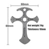 Cross Pendant Self-Defense Tool with Bottle Opener