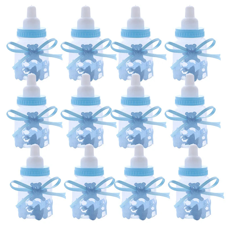 Baby Bottle Candy Favor Boxes for Baby Showers and Gender Reveals
