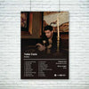 Canvas art poster for Drake's album Her Loss featuring a portrait and title text on a dark background.