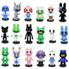 A collection of blind box figures depicting various animals and characters in a hospital theme.