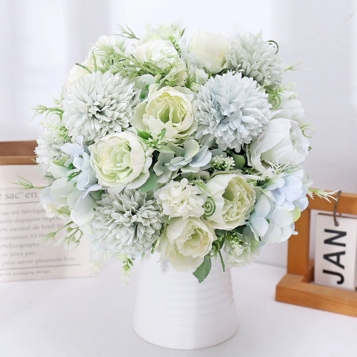 Realistic Silk Peony Artificial Flowers for Weddings & Home Décor