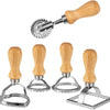 Ravioli Stamp and Cutter Set with Wooden Handle