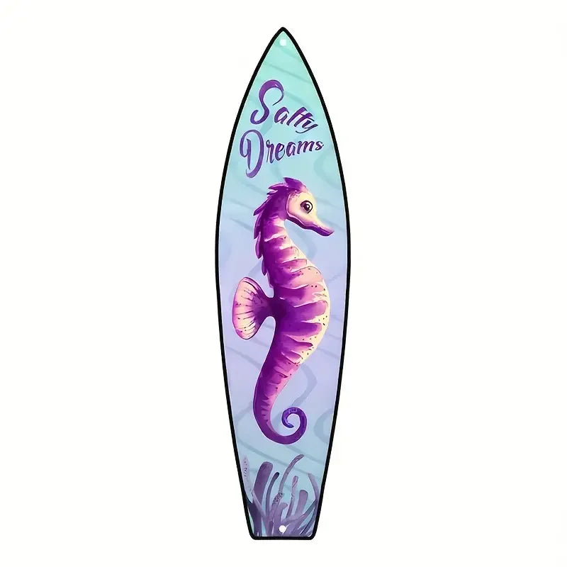 A vertical oval wooden wall decor sign featuring a purple mermaid design and the text Sassy Dreams
