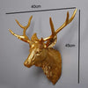 Rustic Faux Deer Head Wall Décor with Antlers