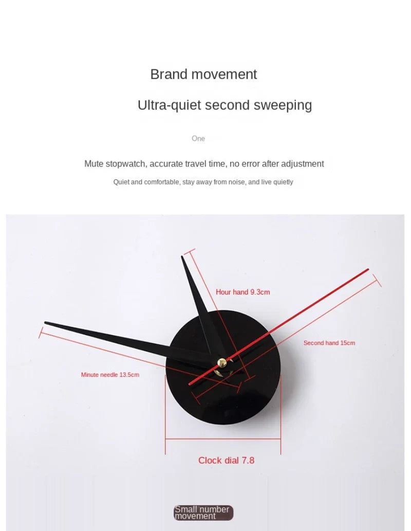 A close-up view of a black analog wall clock showing the hour hand at 9 and the second hand at 15.
