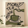 Tea Lovers Canvas Wall Art – Modern Kitchen Decor