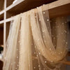 Pearl Lace Tulle Table Runner for Weddings & Events