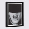 Elegant Wooden Picture Frame with Artistic Canvas Print