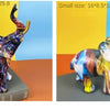 Colorful Elephant Resin Figurine for Home Decor
