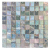 A grid of square panels featuring various shades of glitter and iridescent colors.