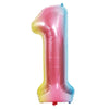 Large Red Number Foil Balloon for Birthday and Anniversary Decor