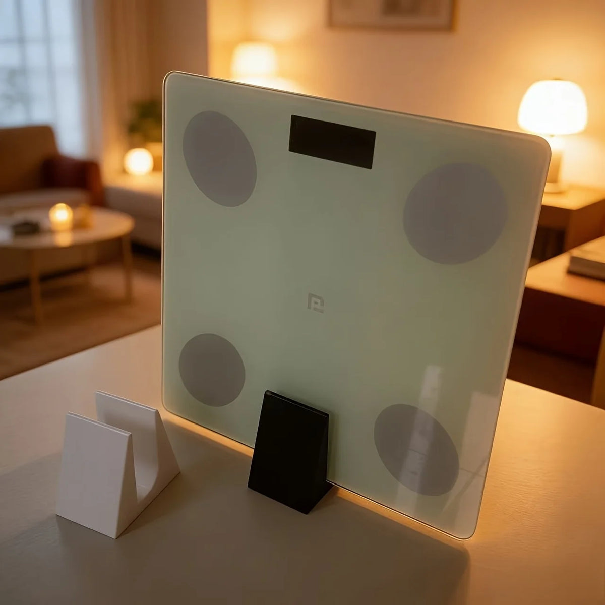 Space-Saving Floor Stand for Body Fat Scales