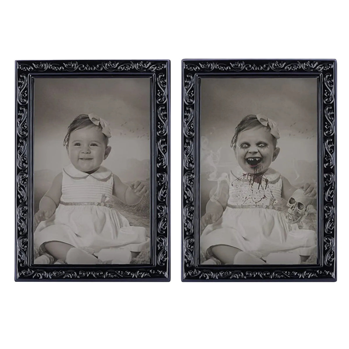 3D Changing Face Ghost Portrait Halloween Decoration