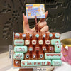 Giant Keycap Fidget Clicker Keychain Set