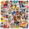 A collection of realistic dog meme stickers featuring various breeds and expressions.