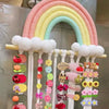 Rainbow Hair Clip Organizer Headband