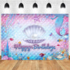 Purple Mermaid Birthday Party Supplies Kit for Girls