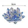 Crystal Lotus Flower Feng Shui Decorative Ornament