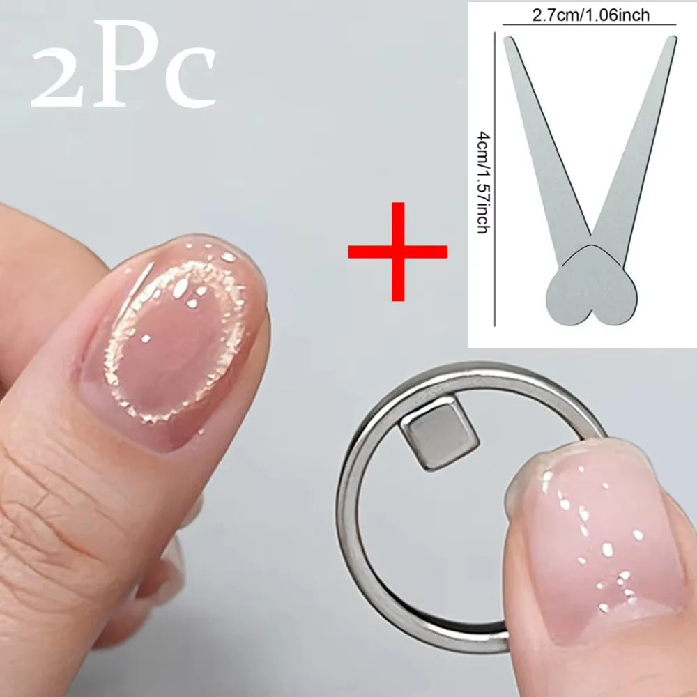 Rotating Gyro Cat Eye Nail Magnet Tool