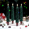 Christmas Tree LED Taper Candles with Remote Control and Timer