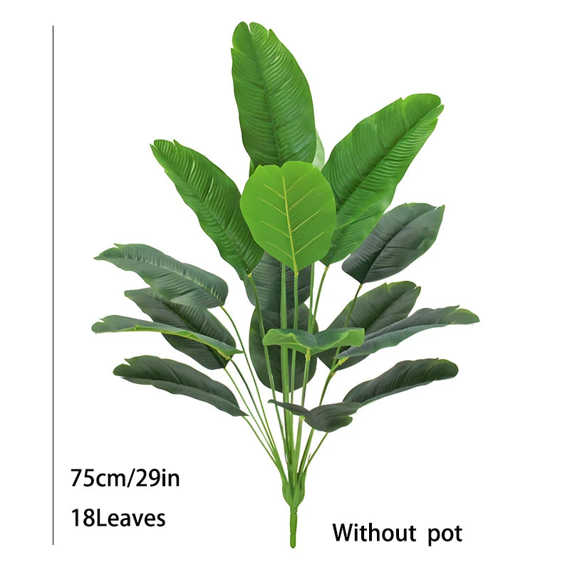Lifelike Monstera Artificial Palm Tree for Home and Office Decor
