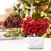 Set of Red Berry Branches for Holiday Wreaths & Centerpieces