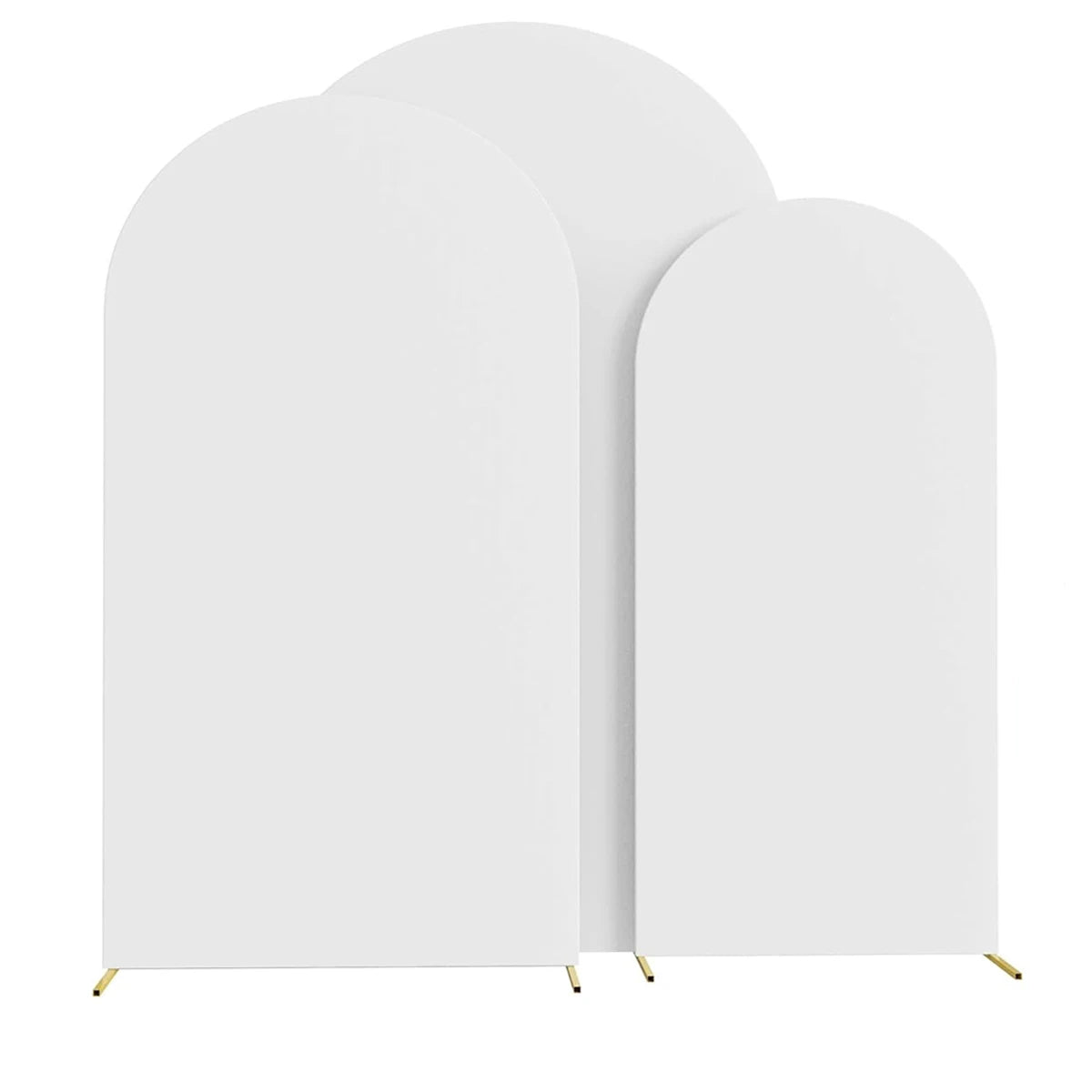 White arch stand backdrop for wedding and event decor