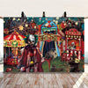 Evil Clown Circus Halloween Photography Backdrop
