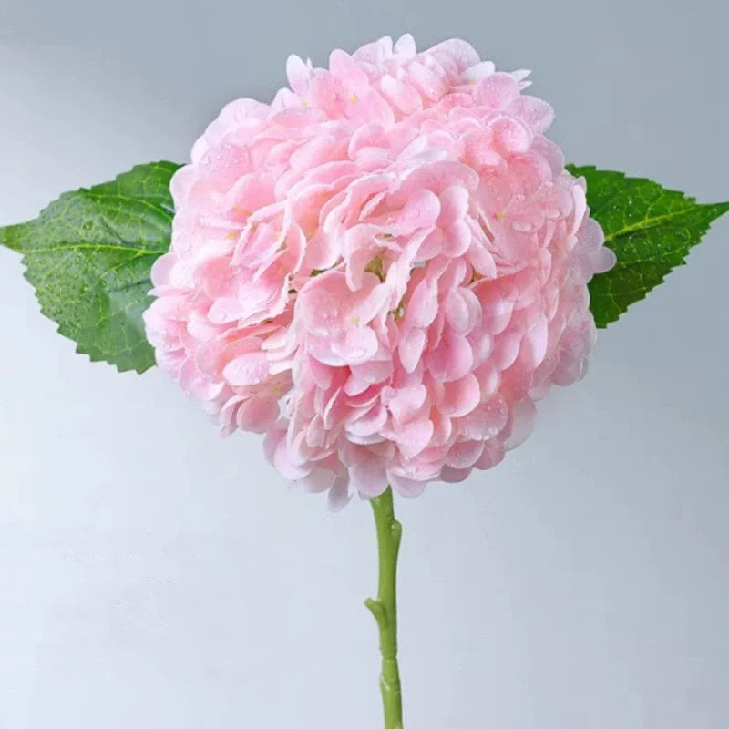 Lifelike Latex Hydrangea Stems for Weddings & Home Decor (Set of 4)